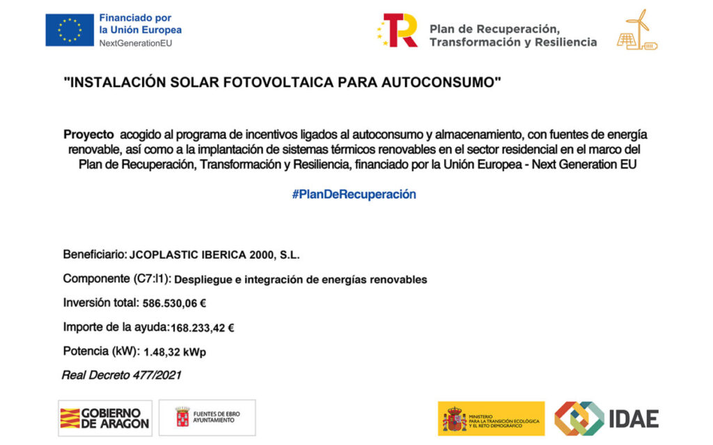 proyectos instalación solar fotovoltaica para autoconsumo