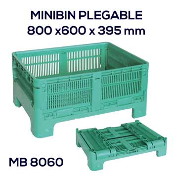 minibin palot plegable de plástico muy dinámico y versátil
