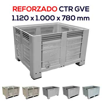 Contenedor Palot Box de gran capacidad reforzado Jcoplastic