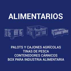 PALOTS Y CONTENEDORES PARA USO ALIMENTARIO. TINAS Y CAJONES